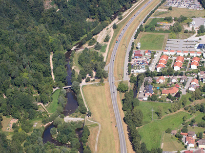 Gelungene Renaturierung des Flusses Wiese bei Maulburg  Gemeinde Maulburg